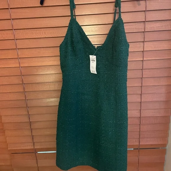 Abercrombie & Fitch | Dresses | Nwt Abercrombie Tweed Mini Dress Green | Poshmark Abercrombie & Fitch | Dresses | Nwt Abercrombie Tweed Mini Dress Green | Poshmark